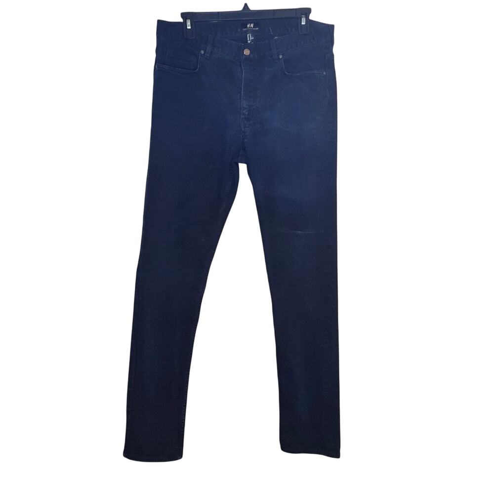 H&M Men's Size 33 Black Skinny Fit Jeans [0206]